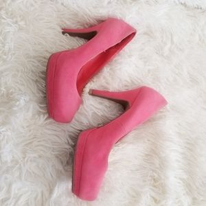 Pink heels